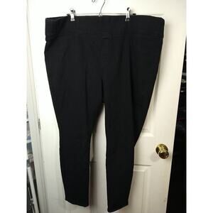 $ Old Navy Women 24 Black Super Skinny Mid Rise Pullon Elastic Waist Jeggings